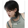 Original rose series earrings for women, new Chinese-style niche design, high-end feel, S925 silver needle earrings wholesale Specification image